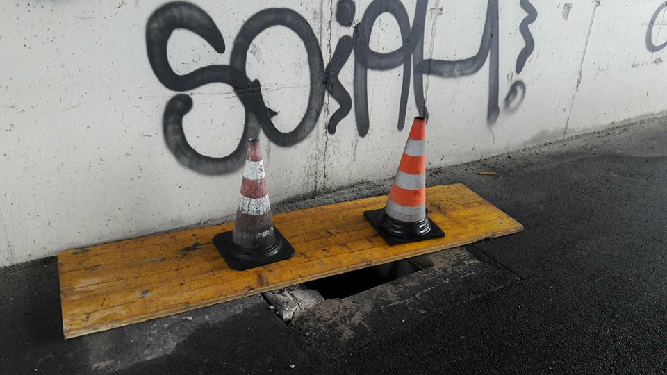 Ponte Pedemontana pericolo per i pedoni