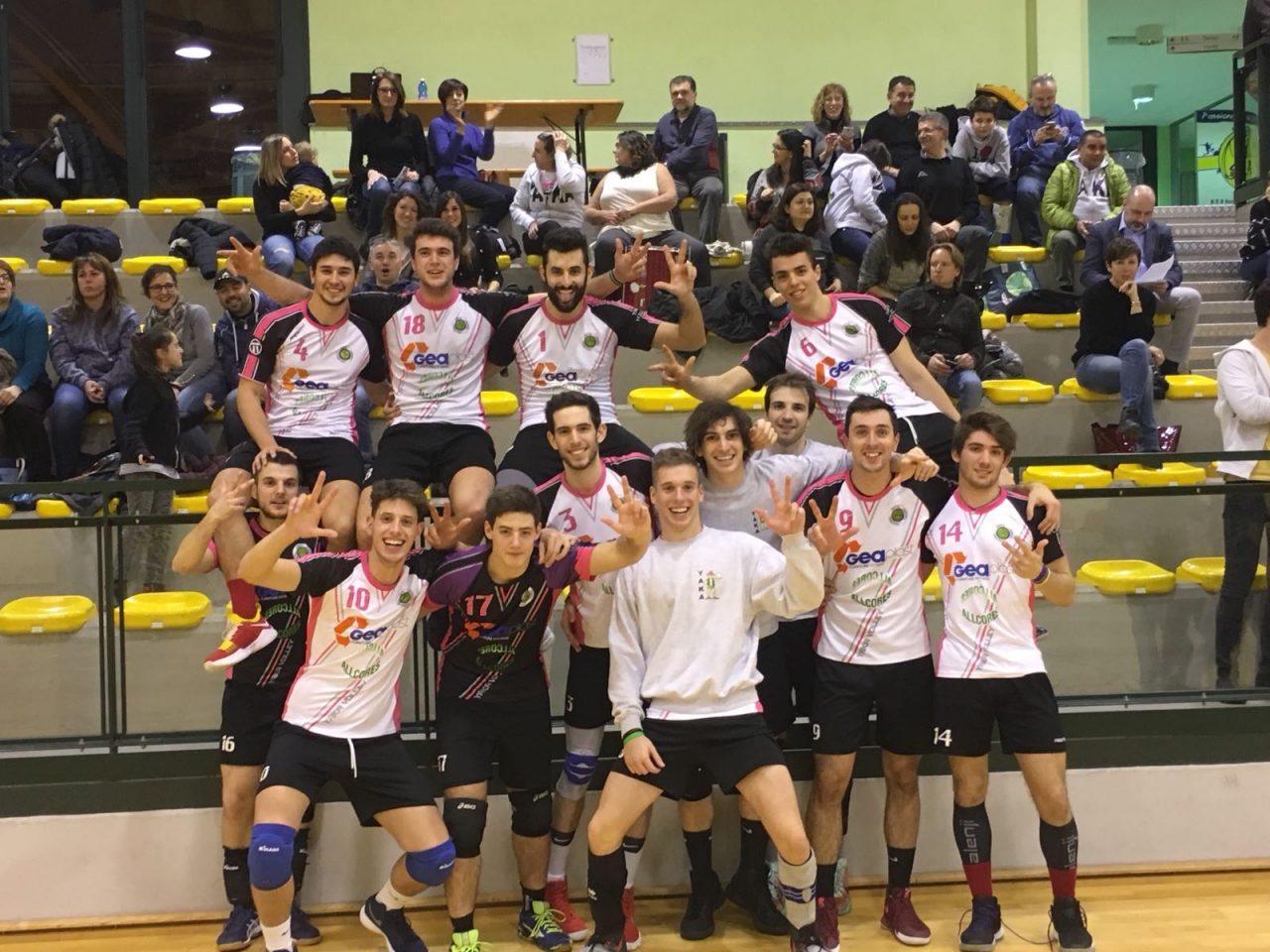 Show dello Yaka Volley contro Garlasco