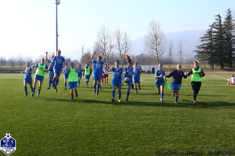 Como 2000 le azzurre calano il poker vincente