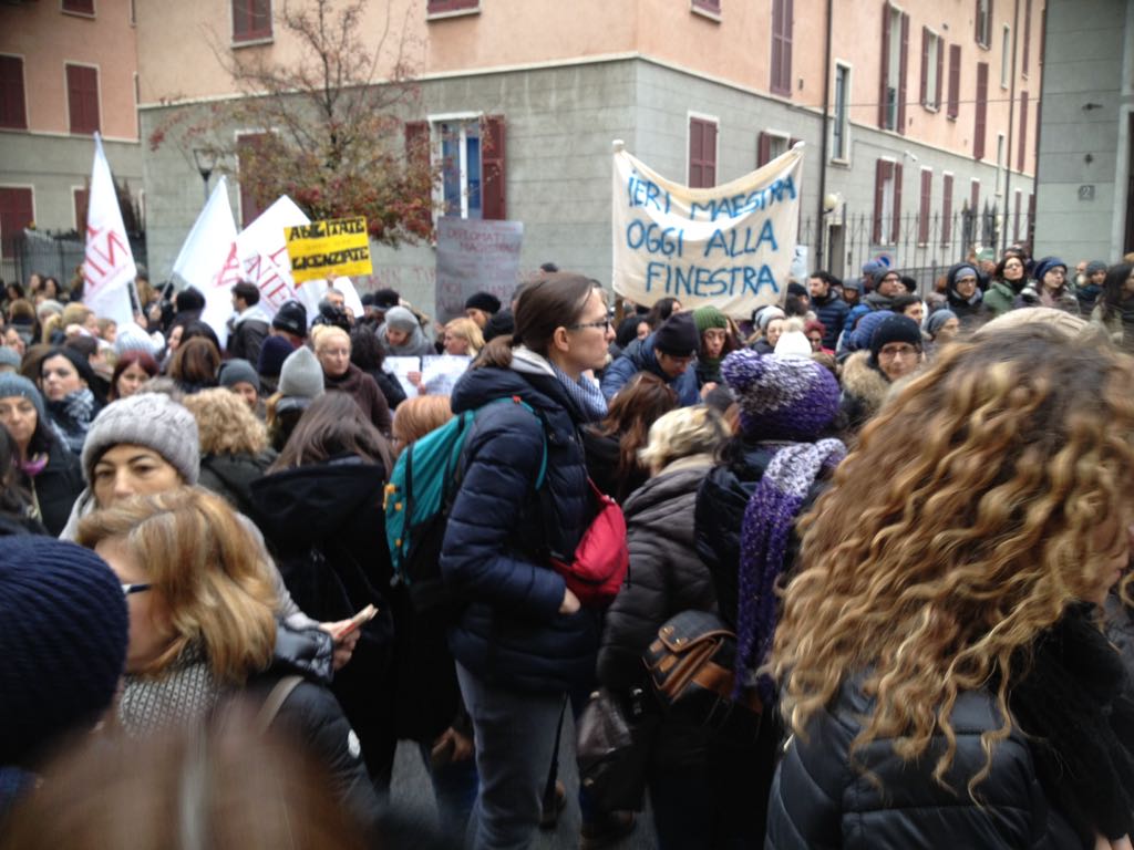 Sciopero scuola due insegnanti della primaria di Bizzarone a Roma per manifestare