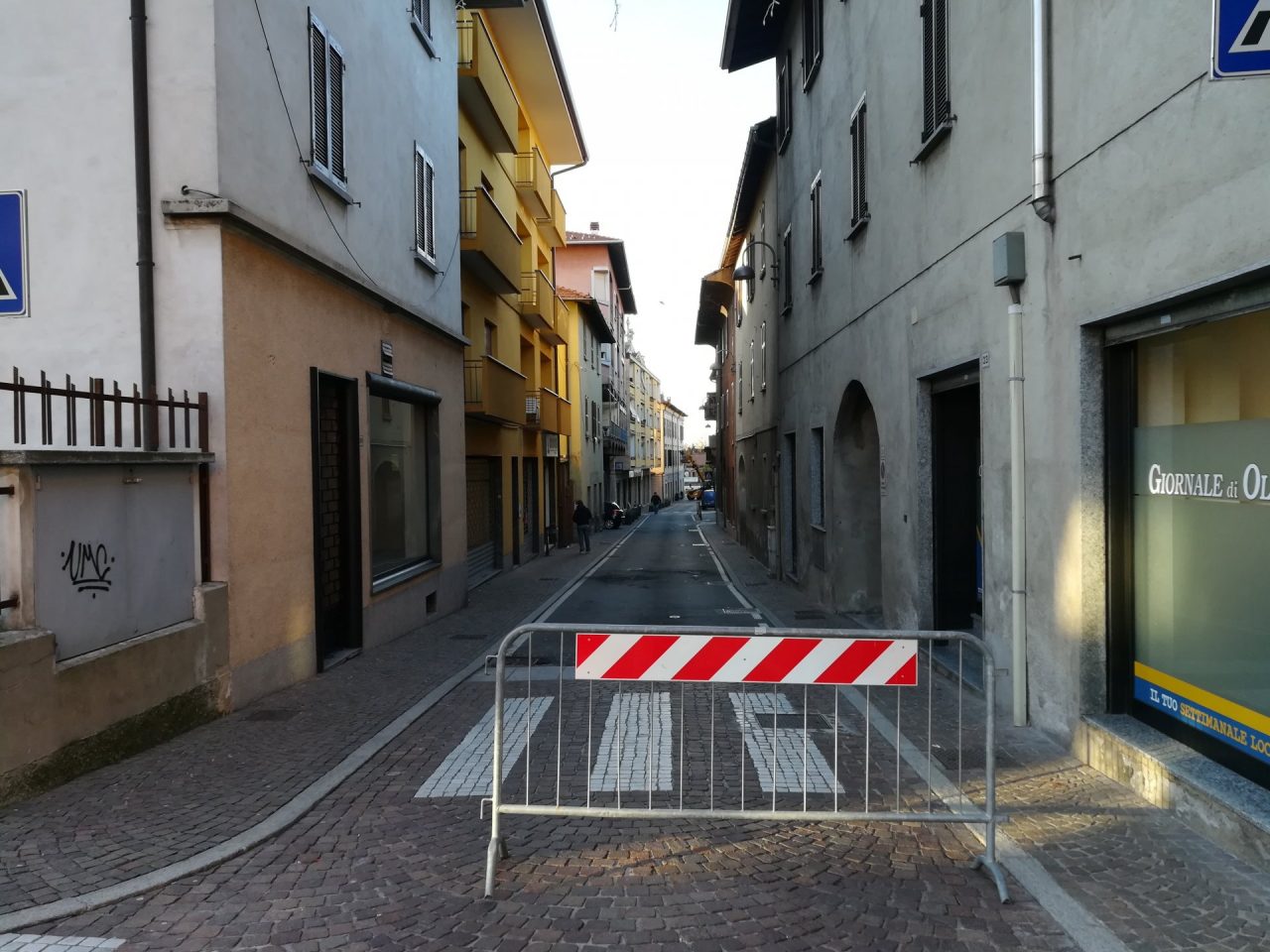 Luminarie rimozione e strada chiusa