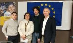 Marco Cappato con i candidati comaschi di +Europa FOTO e VIDEO