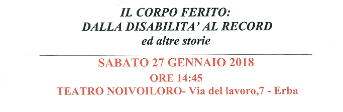 Il corpo ferito: dalla disabilità al record e altre storie