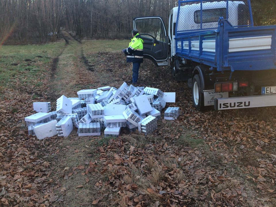 Incivili abbandonano 3.600 lattine di bevanda energetica