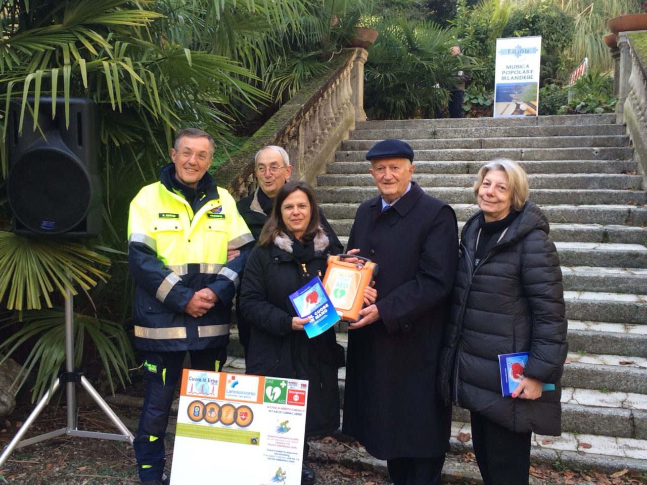 Defibrillatore per Macerata: regalo di Cuore in Erba