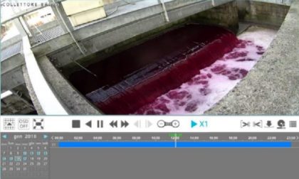 L'impianto di depurazione di Carimate si colora di viola: ecco cosa è successo