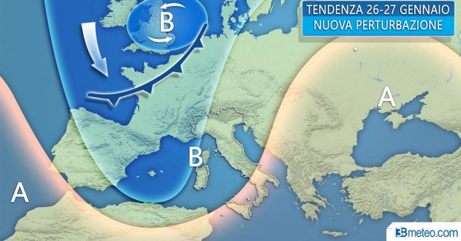 Meteo torna la pioggia da venerdì con neve sulle Alpi