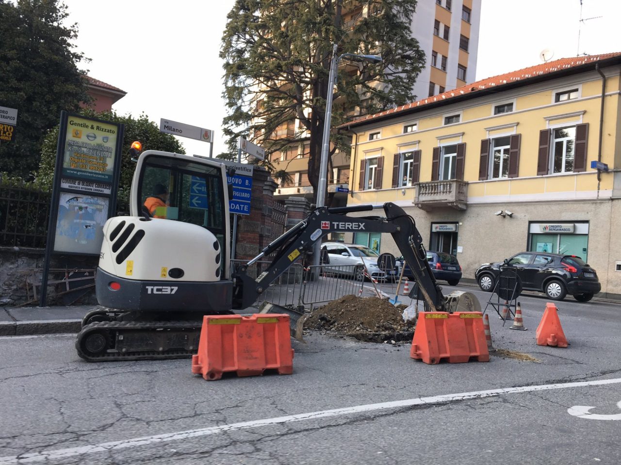 Fibra ottica disagi per i lavori in corso sulle strade