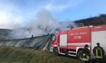 Incendio discarica a Mariano FOTO e VIDEO