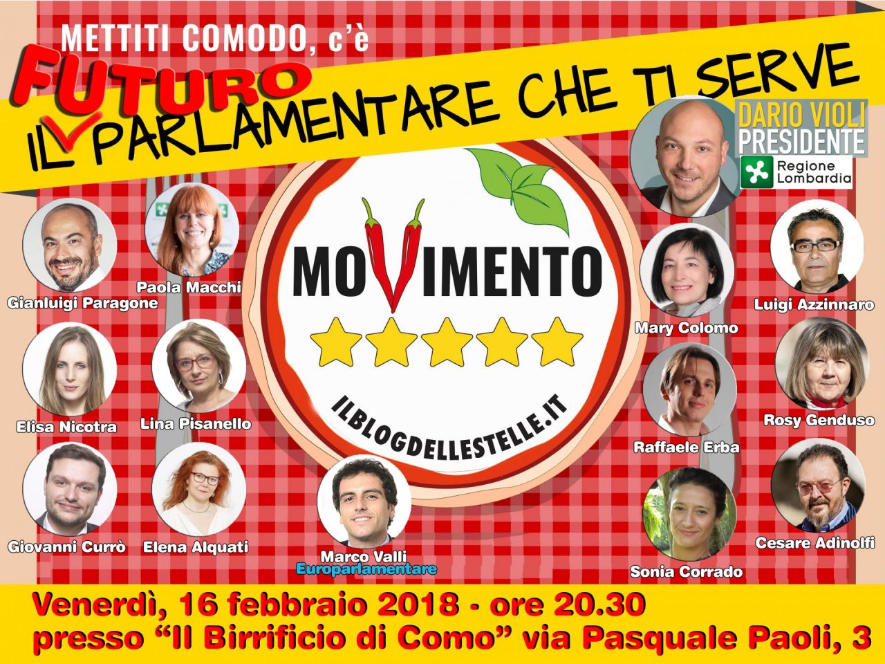 Elezioni 2018 i candidati si presentano e… Servono la pizza