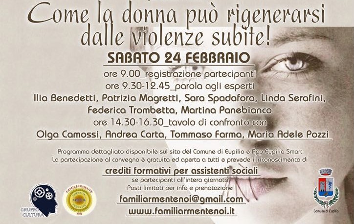 “Familiarmente noi”: il convegno sulla violenza sulle donne