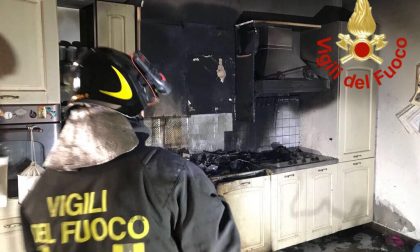 Appartamento in fiamme a Lomazzo