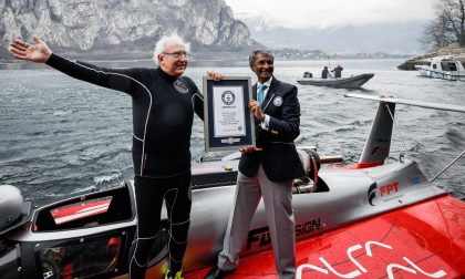 Guinness World Record di velocità sull'acqua per Fabio Buzzi