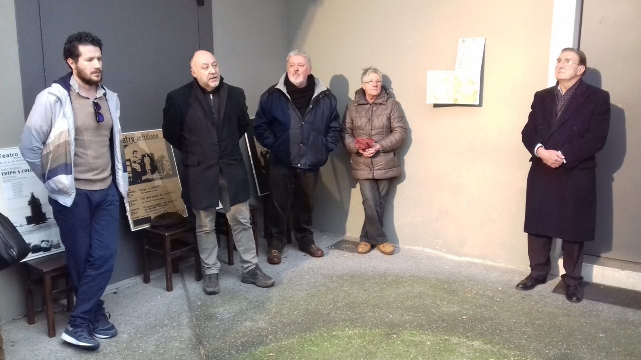 Teatro San Teodoro inaugurata targa dedicata a Sergio Porro