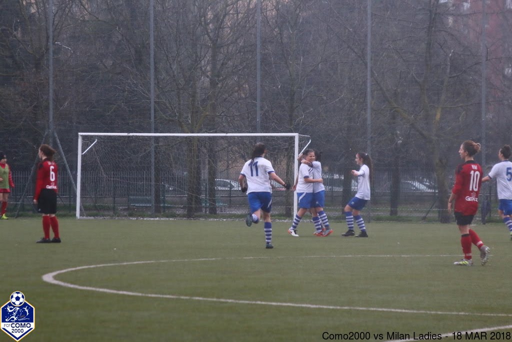 Le lariane del Como 2000 stoppano anche il Milan