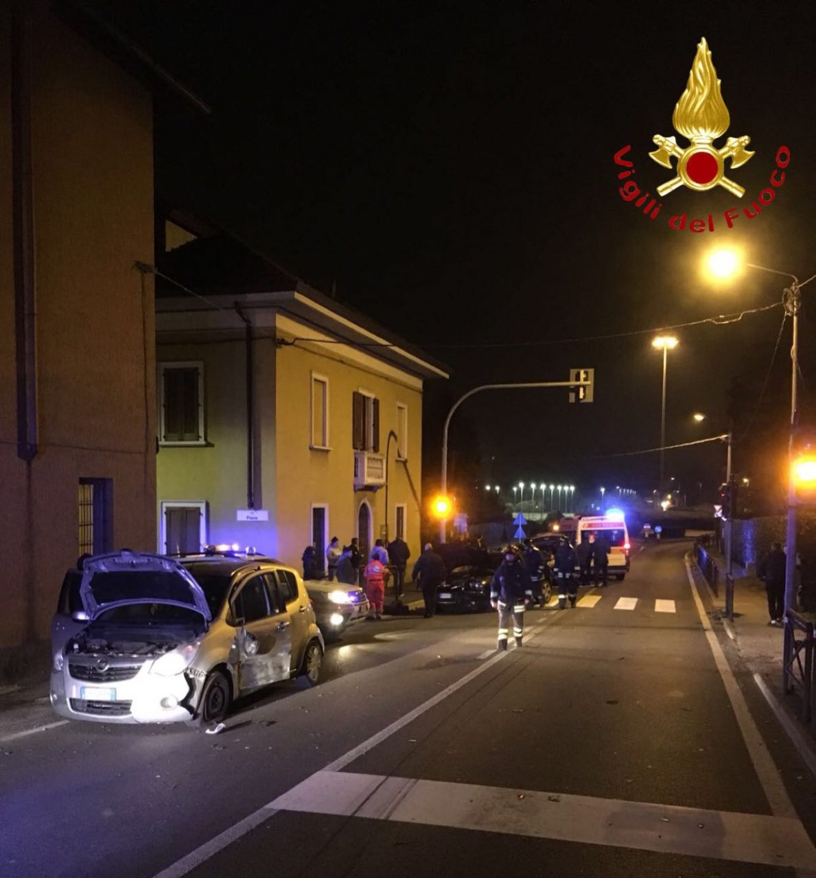 Due incidenti nel Comasco SIRENE DI NOTTE