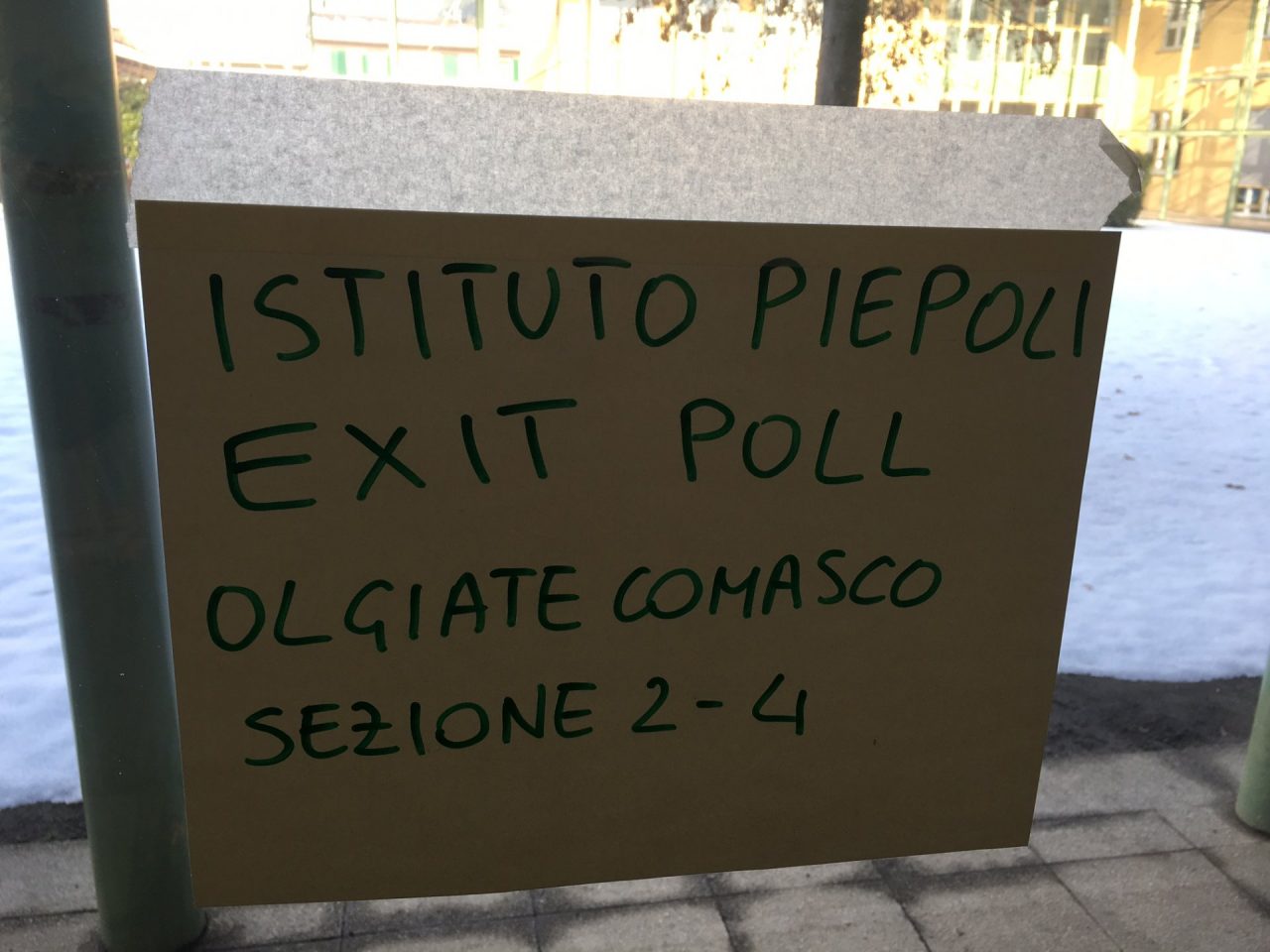 Elezioni politiche 2018 a Olgiate Comasco exit poll per la Rai