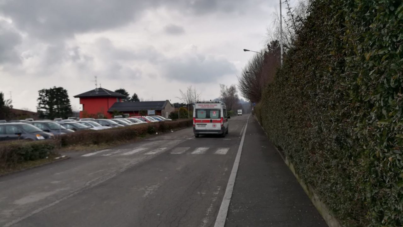 Infortunio in ditta soccorso dalla Croce rossa