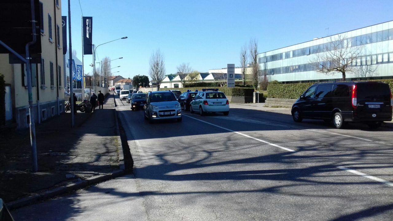 Incidente a Luisago scontro tra auto e moto