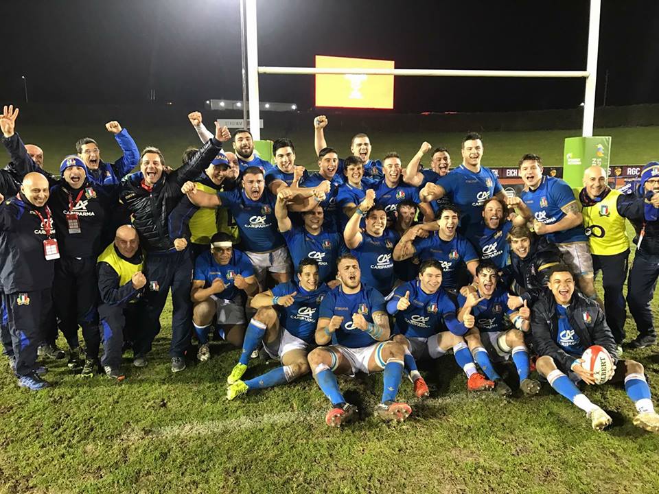 Itali Rugby U20 vittoria