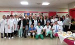 Pensione e festa all'ospedale Sant'Anna