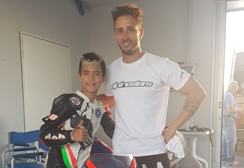 Mattia corre in minimoto ed è il pupillo di Andrea Dovizioso