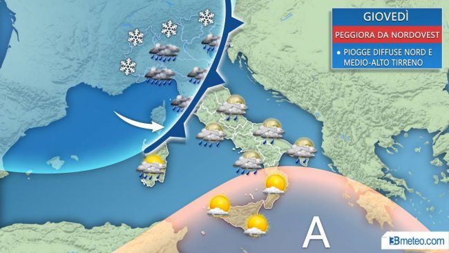 Da domani nuova ondata di maltempo a Como