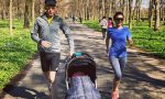 Correrà alla Milano Marathon 2018 spingendo la figlia nel passeggino