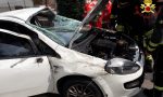 Incidente Figino Serenza soccorsi in codice rosso FOTO