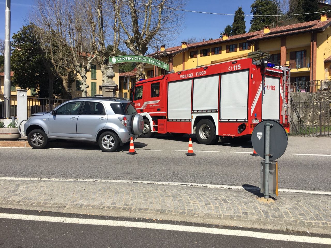 Incidente a Montano Lucino FOTO