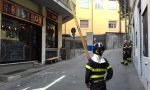 Cantù cadono calcinacci da un balcone FOTO