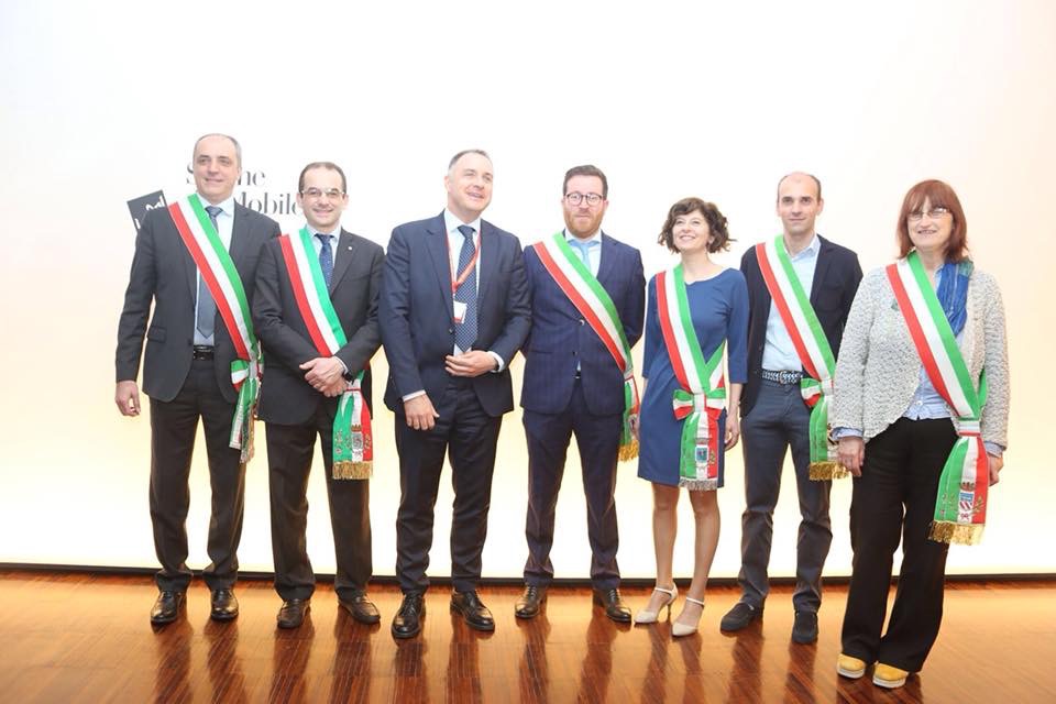 Al Salone del Mobile 2018 delegazione di sindaci della Brianza