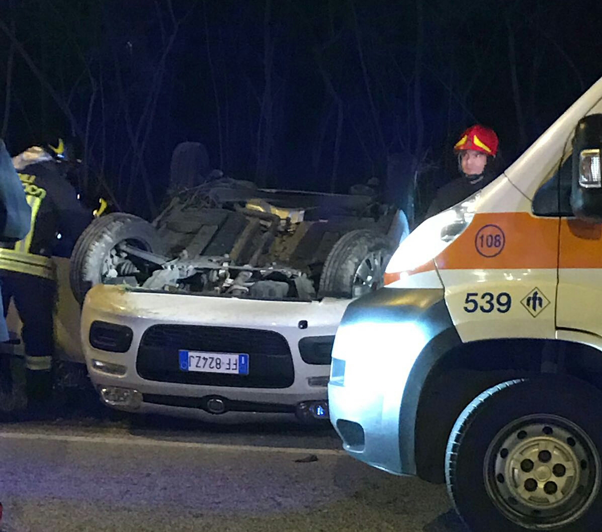 Ribaltamento Carugo in codice rosso