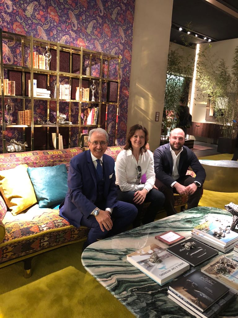con Antonio Munafò di Jumbo Collection, socio di Pall Cantù