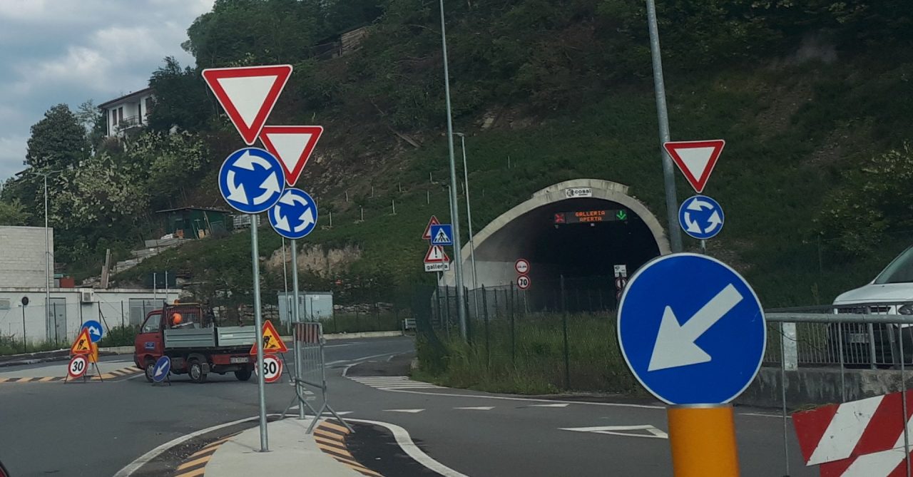 Tunnel chiuso qualche disagio a Pusiano