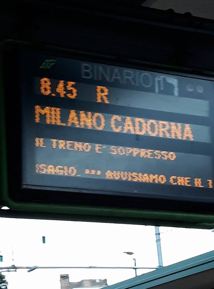Ritardi Trenord Lunedì nero per i pendolari