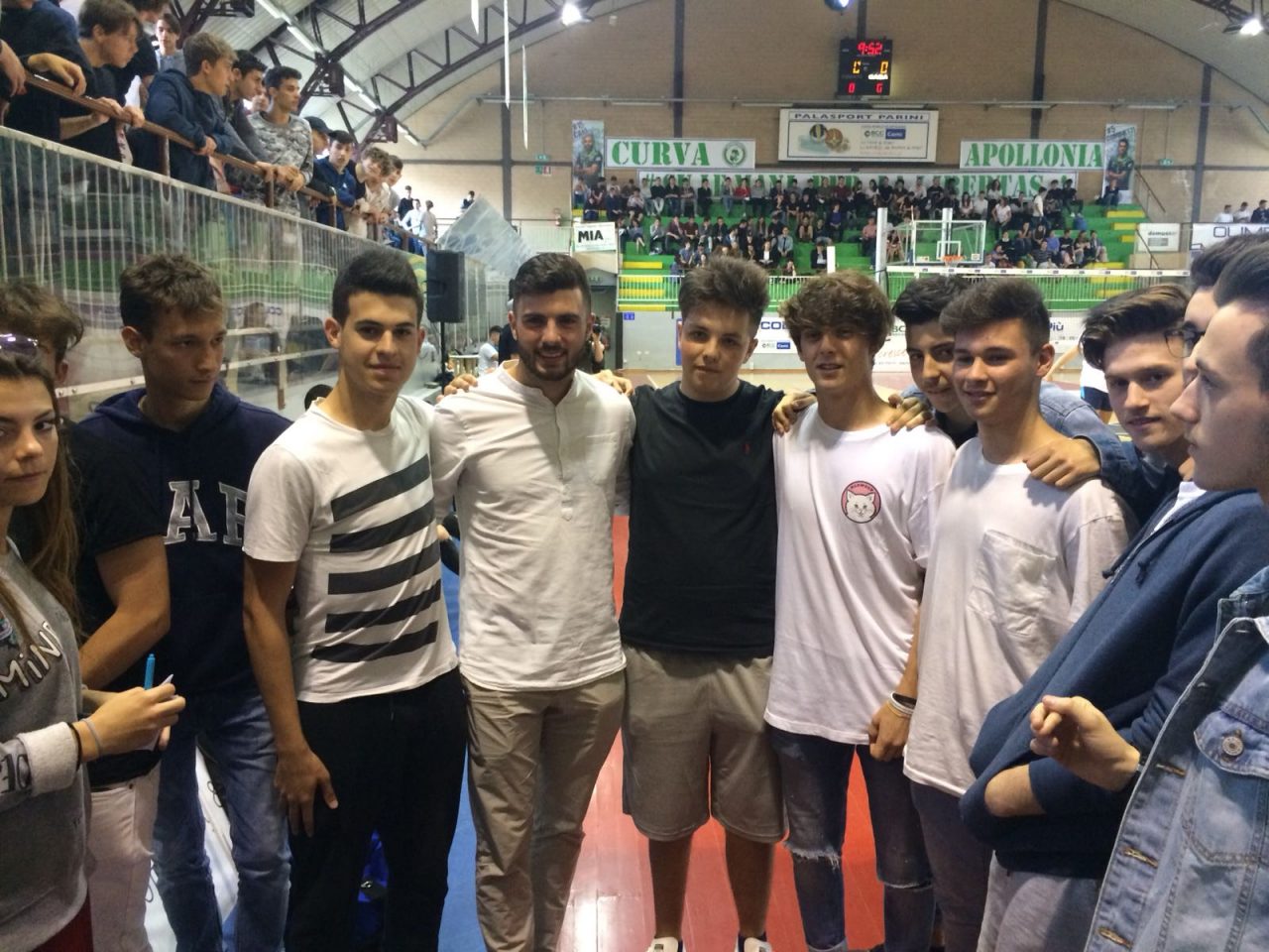 Patrick Cutrone ospite d’eccezione al Sant’Elia FOTO