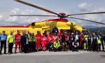 Open day a Villa Guardia: bambini a lezione di elisoccorso