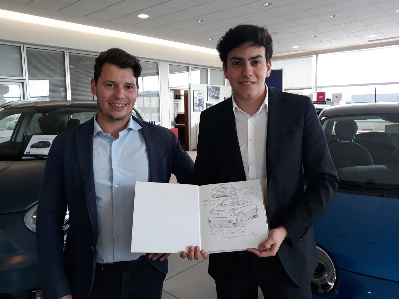 Premiato per una una tesi di laurea sulla Fiat 500