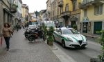 Caduta sul bus paura in via Milano FOTO