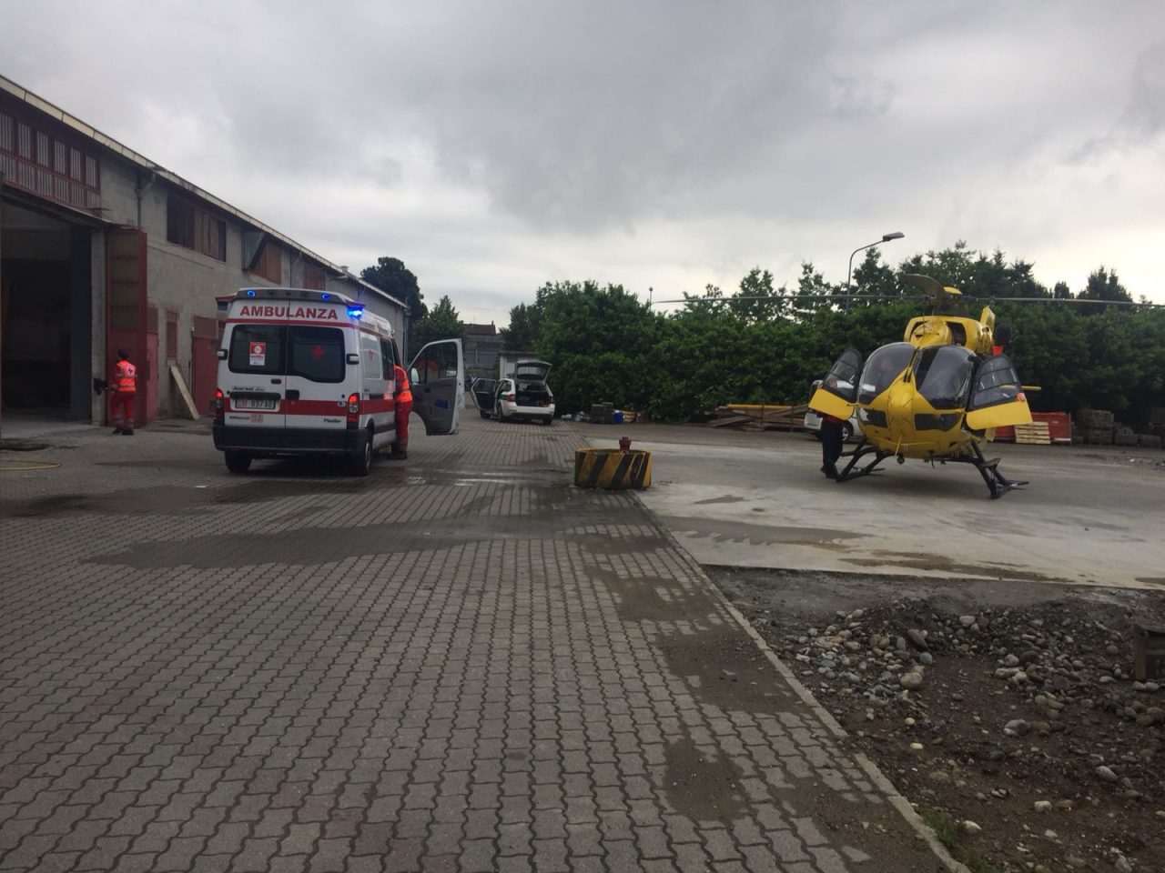 Incidente sul lavoro a Mariano le condizioni del ferito