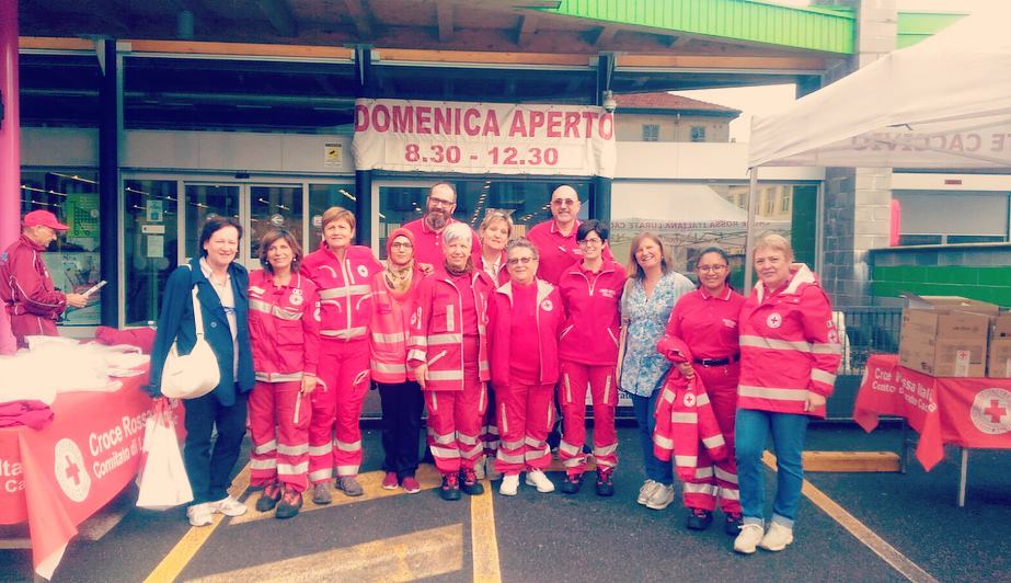 Colletta alimentare con la Cri per i bisognosi