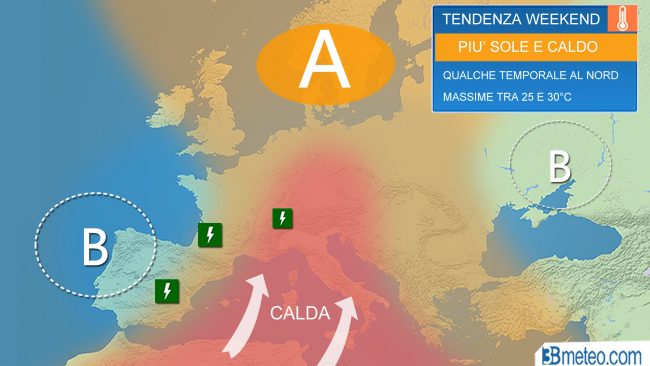 Meteo Como ancora pioggia ma le temperatura si alzano