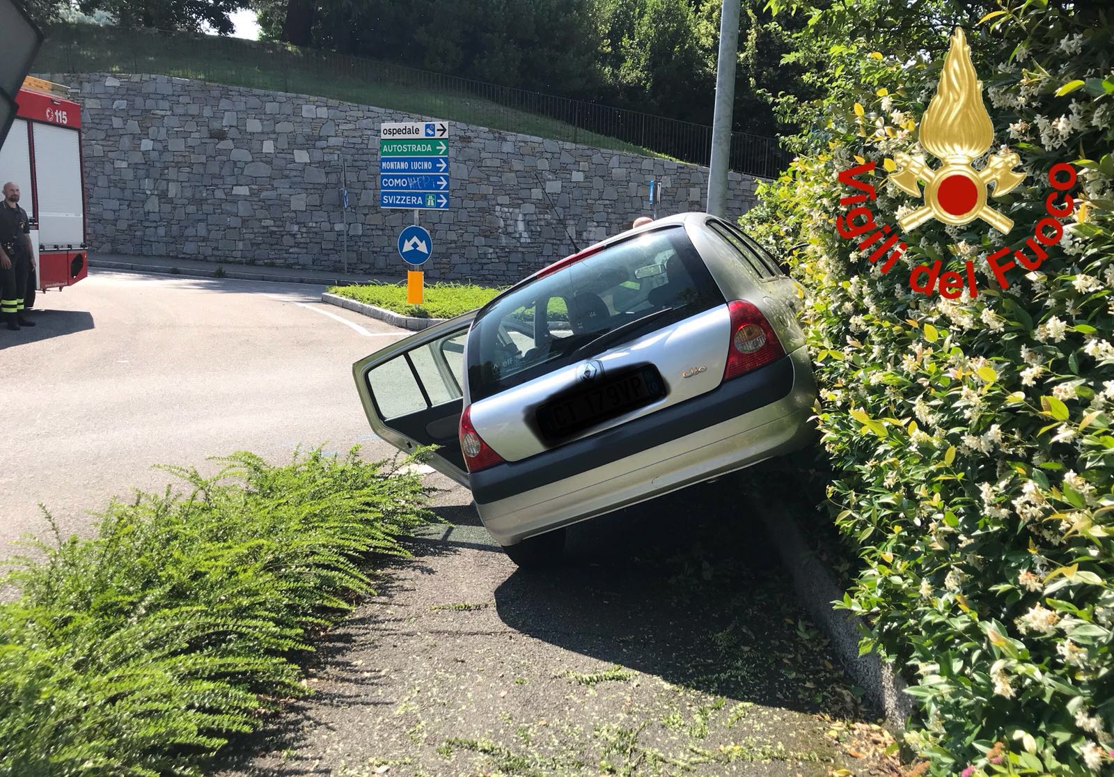 incidente a San Fermo