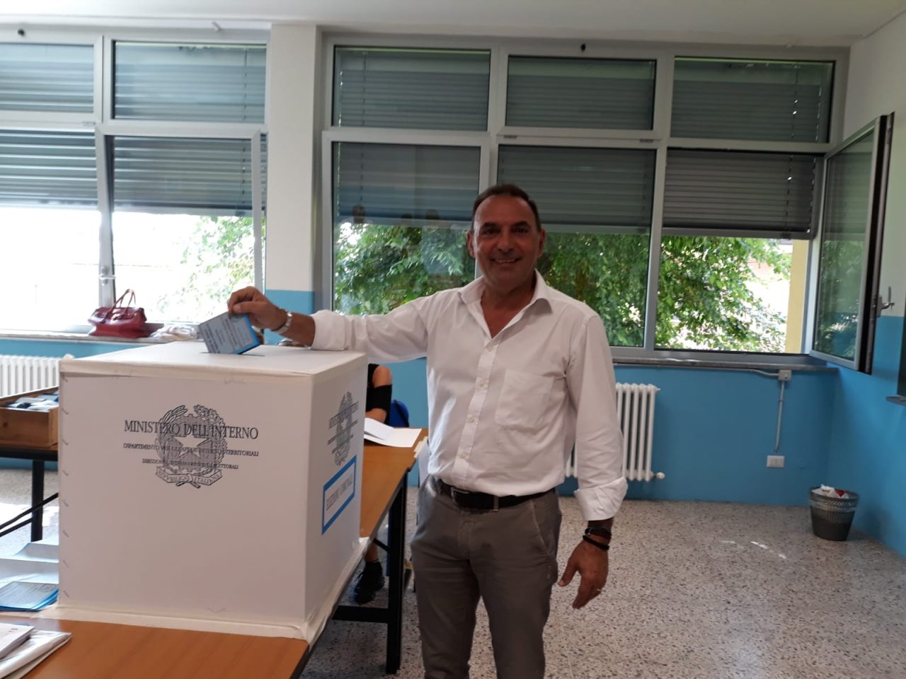 Elezioni comunali 2018 Galli ha votato a Lurago