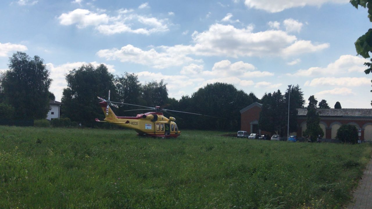 Elisoccorso a Cermenate: paura per un uomo