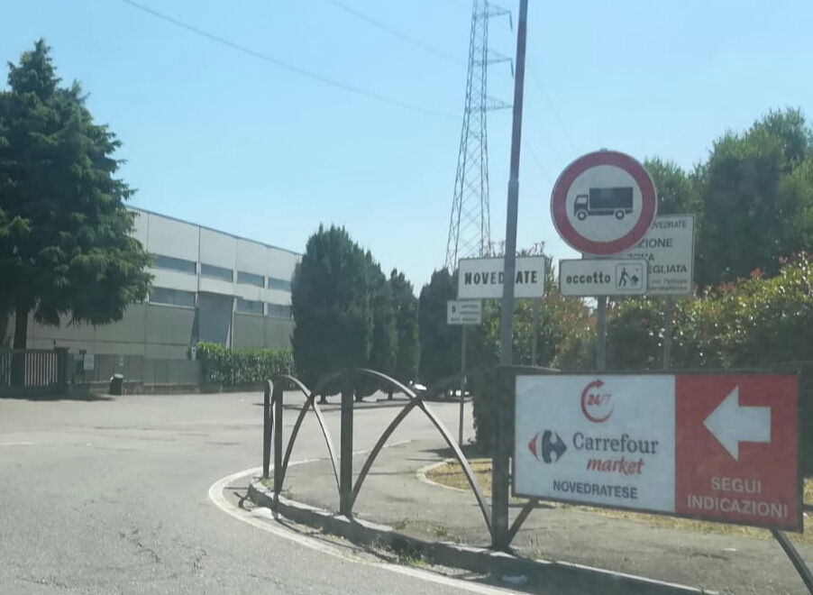 Installazioni salvapedoni a Novedrate FOTO