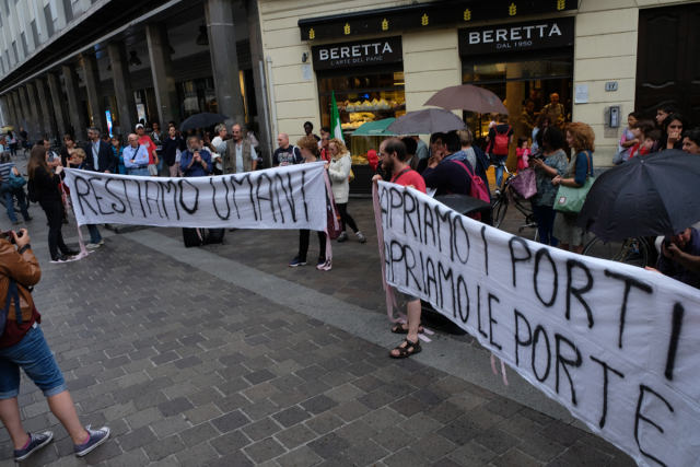 Como senza frontiere in piazza contro i porti chiusi: “Politiche crudeli e razziste”