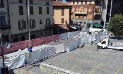 Cantiere piazza Garibaldi proseguono i lavori
