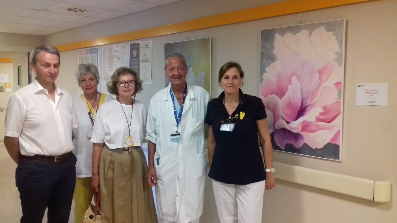 Donazione artistica in ospedale